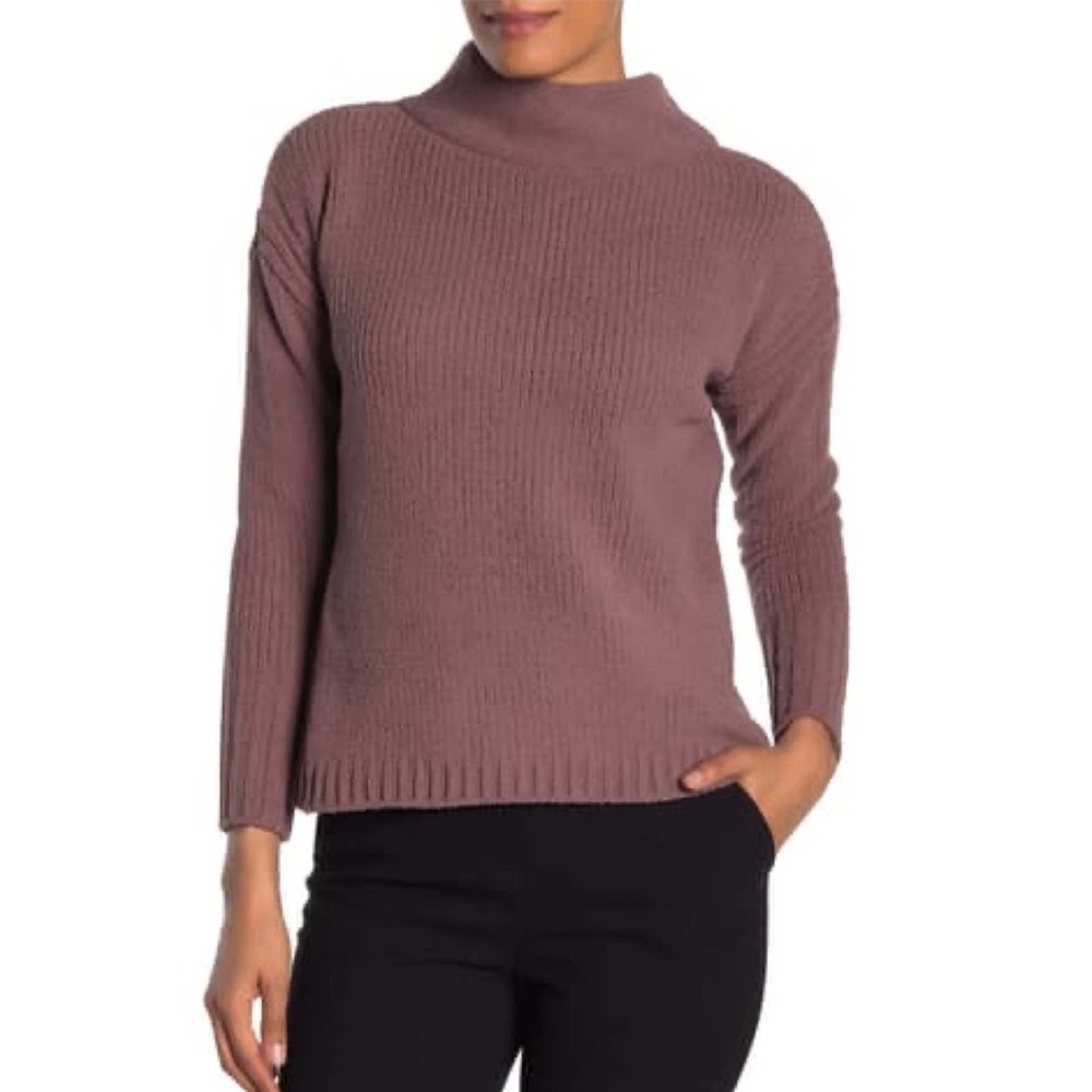 Catherine Malandrino Mauve Turtleneck Sweater